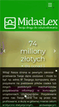 Mobile Screenshot of midaslex.pl